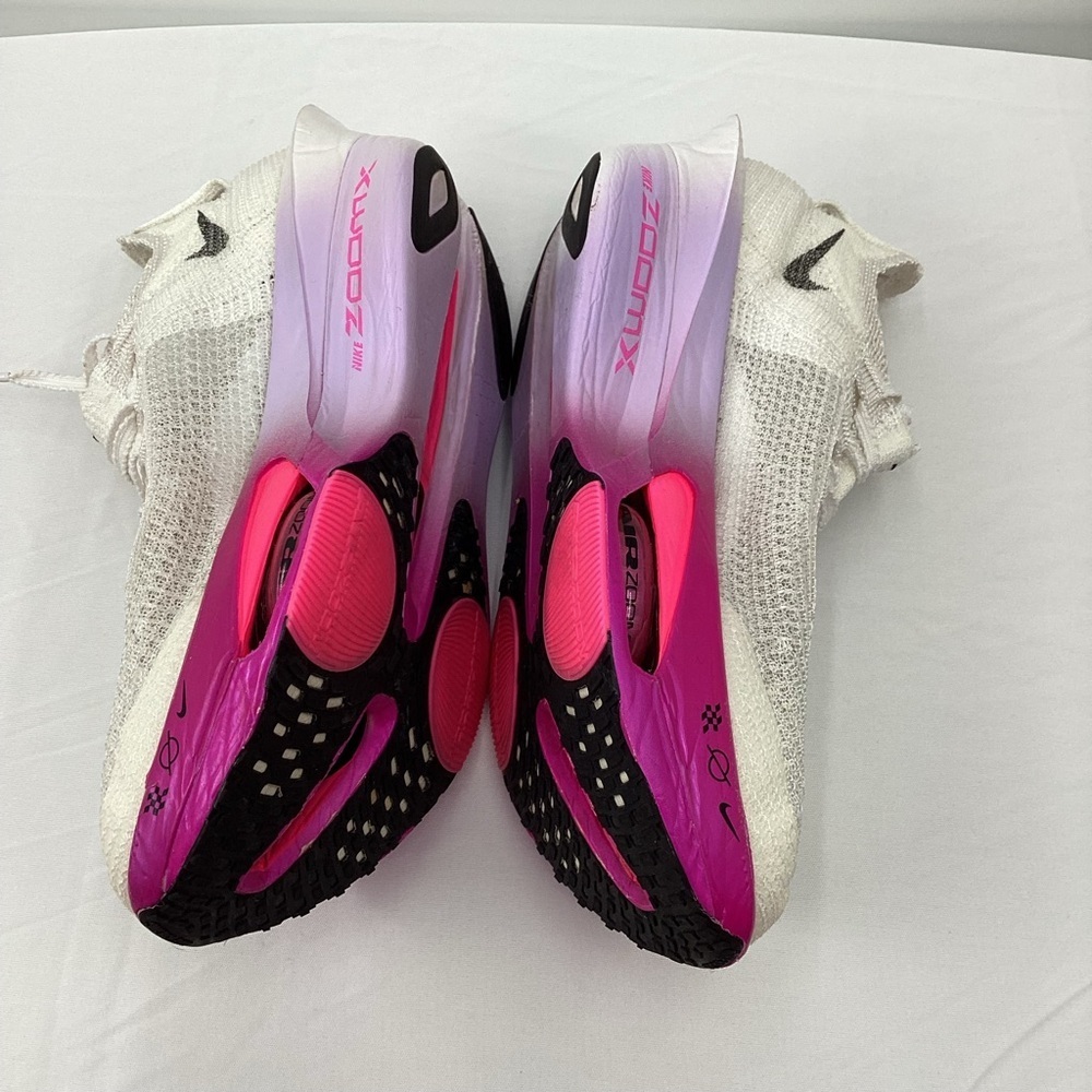 Nike White and Pink Air Zoo Alphafly Next%3 Sneakers Woman 8.5 - Picture 6 of 13